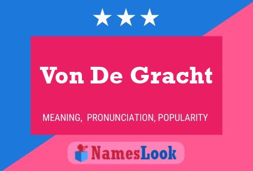 Von De Gracht 名字海报