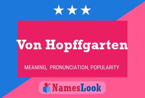 Von Hopffgarten 名字海报