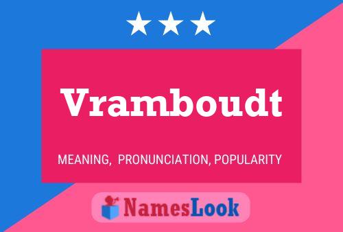 Vramboudt 名字海报