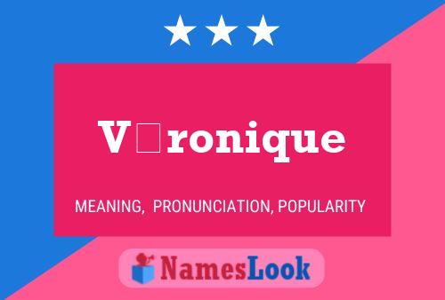 Véronique 名字海报