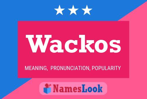 Wackos 名字海报