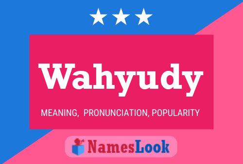 Wahyudy 名字海报