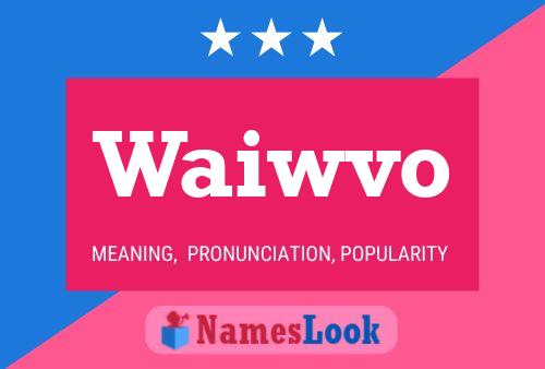 Waiwvo 名字海报