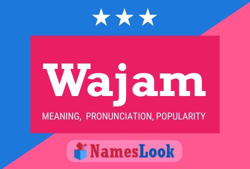 Wajam 名字海报