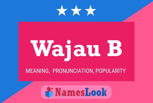 Wajau B 名字海报