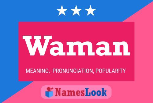 Waman 名字海报