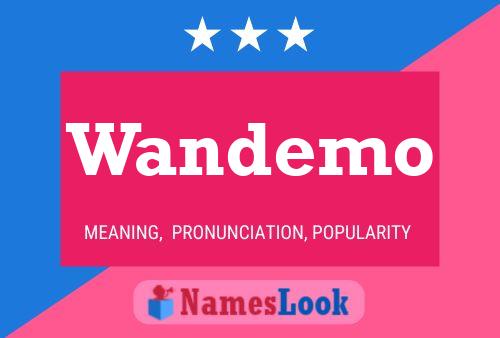 Wandemo 名字海报