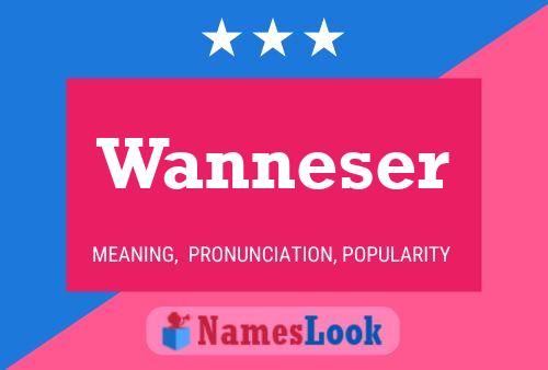 Wanneser 名字海报