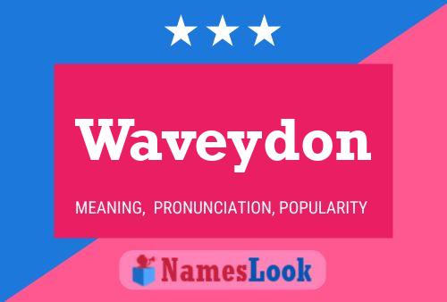 Waveydon 名字海报