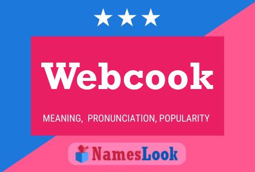 Webcook 名字海报