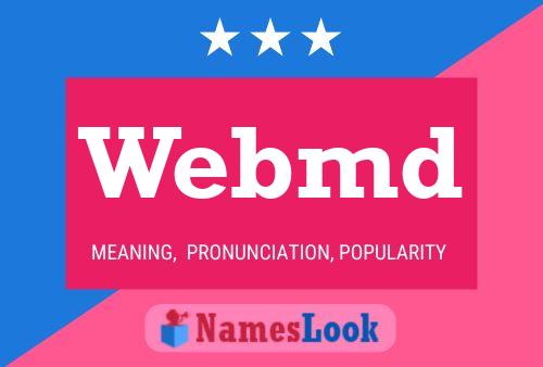 Webmd 名字海报