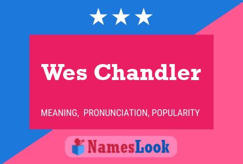 Wes Chandler 名字海报