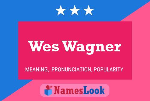 Wes Wagner 名字海报