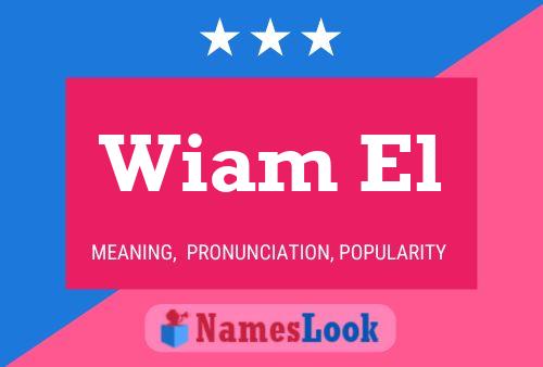 Wiam El 名字海报