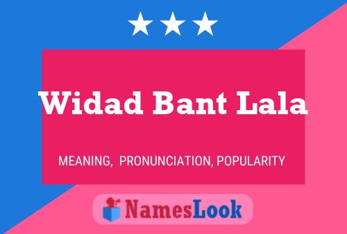 Widad Bant Lala 名字海报