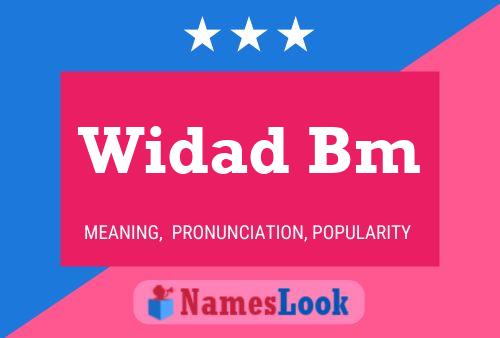 Widad Bm 名字海报