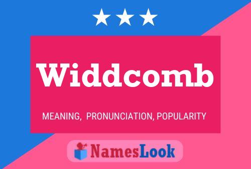 Widdcomb 名字海报