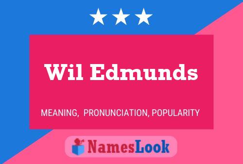 Wil Edmunds 名字海报