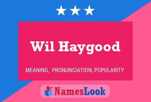 Wil Haygood 名字海报