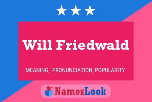 Will Friedwald 名字海报