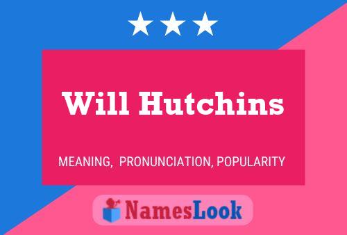 Will Hutchins 名字海报