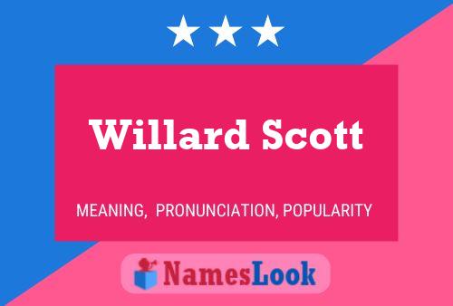 Willard Scott 名字海报