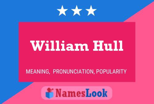 William Hull 名字海报