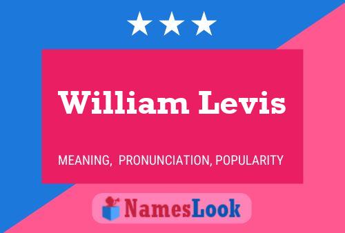 William Levis 名字海报