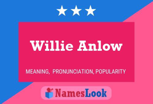 Willie Anlow 名字海报