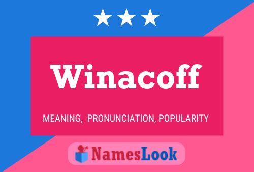 Winacoff 名字海报