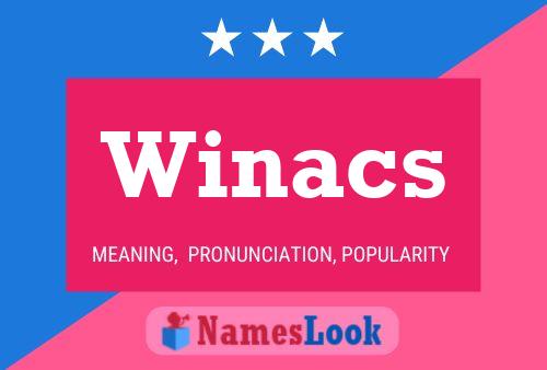 Winacs 名字海报