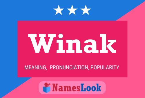 Winak 名字海报