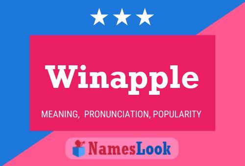 Winapple 名字海报