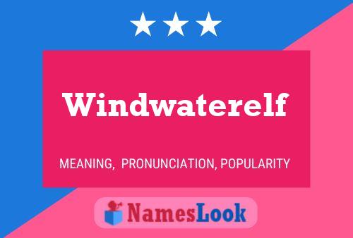 Windwaterelf 名字海报