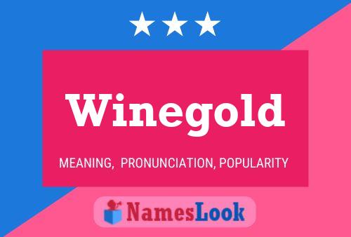 Winegold 名字海报