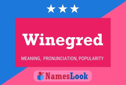 Winegred 名字海报