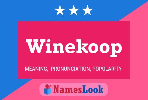 Winekoop 名字海报