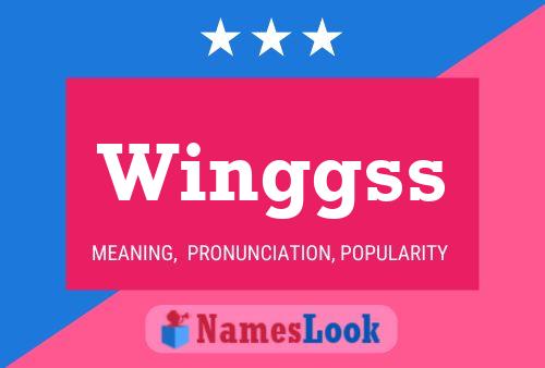 Winggss 名字海报