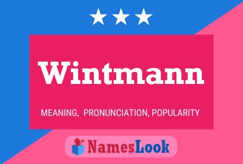 Wintmann 名字海报