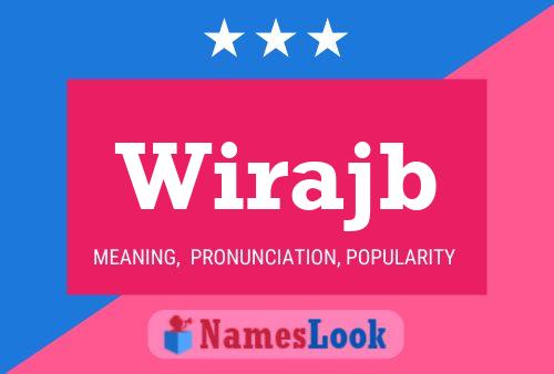 Wirajb 名字海报