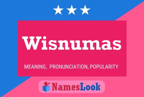 Wisnumas 名字海报