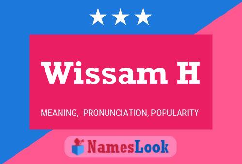 Wissam H 名字海报