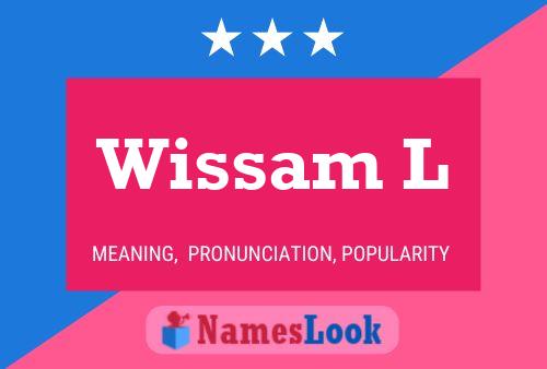 Wissam L 名字海报