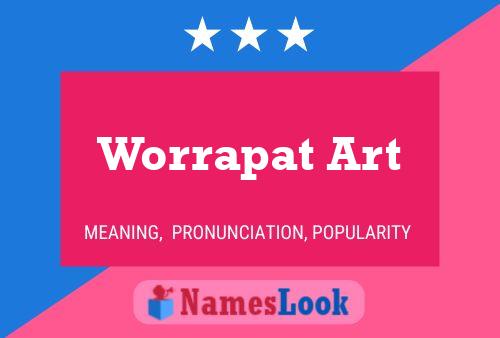 Worrapat Art 名字海报