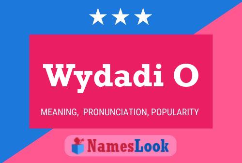 Wydadi O 名字海报