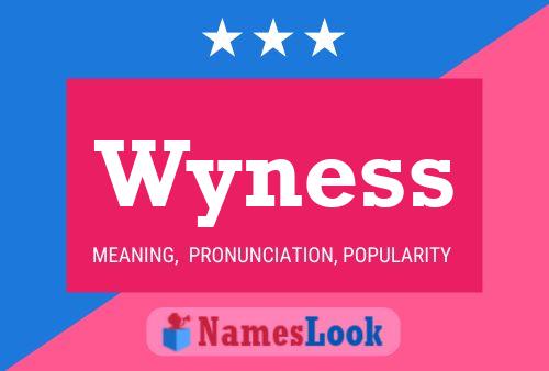 Wyness 名字海报