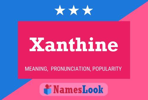 Xanthine 名字海报