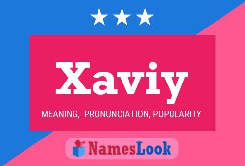 Xaviy 名字海报