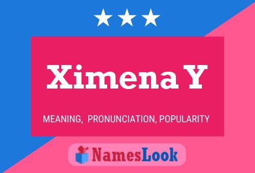 Ximena Y 名字海报