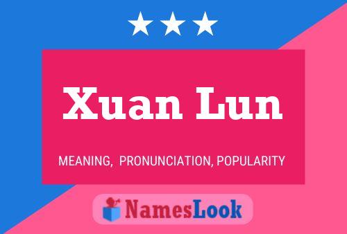 Xuan Lun 名字海报